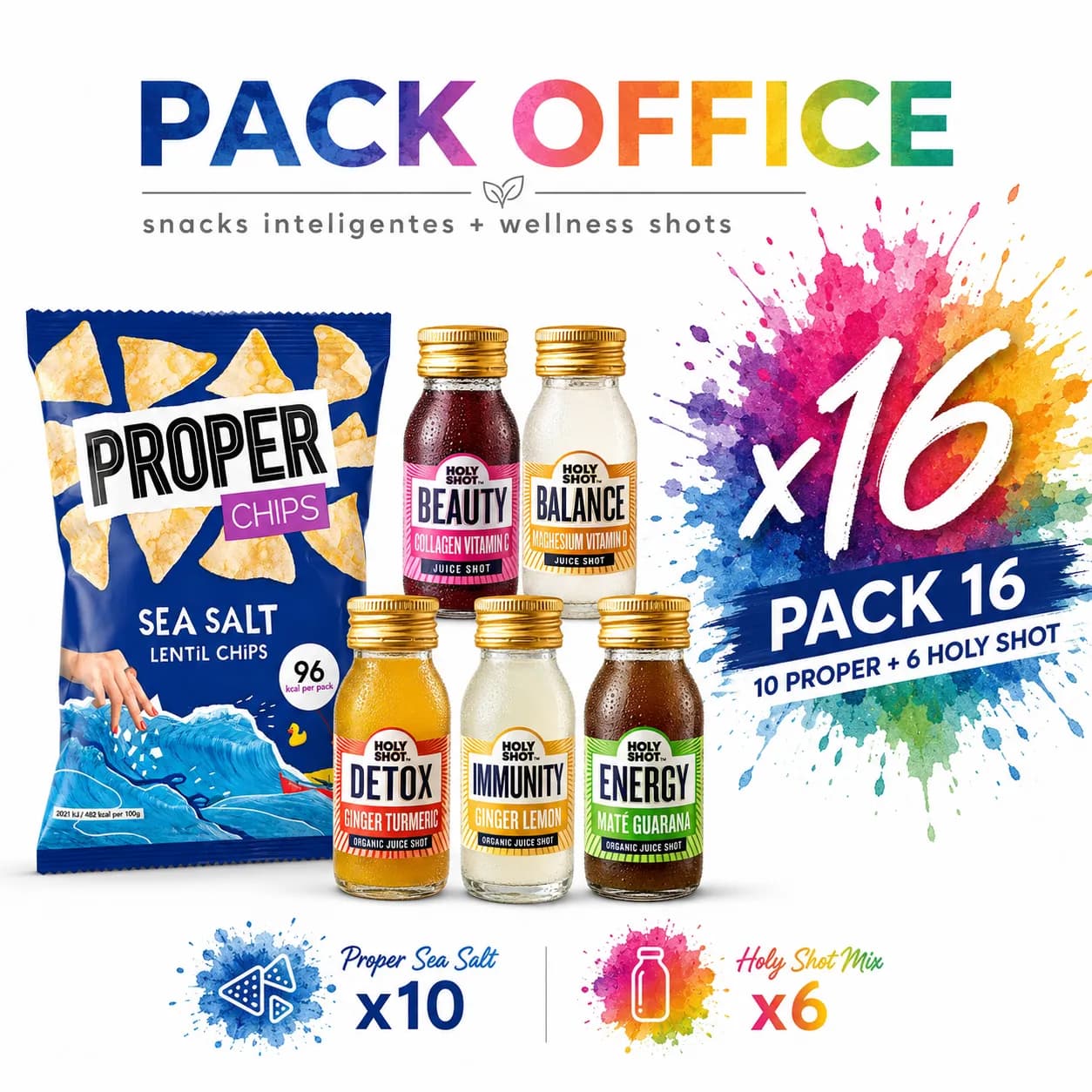 Pack Office (Nachos 10 + Holy Shot 6)